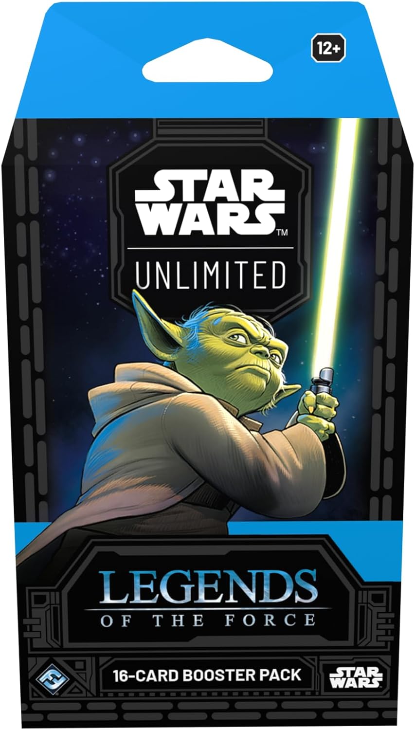 Star Wars: Unlimited TCG Legends of the Force BOOSTER PACK - 16 Cards Featuring Jedi, Sith & Iconic Characters for Kids & Adults, Ages 12+, 2+ Players, 20 Minute Playtime, Made by Fantasy Flight Games