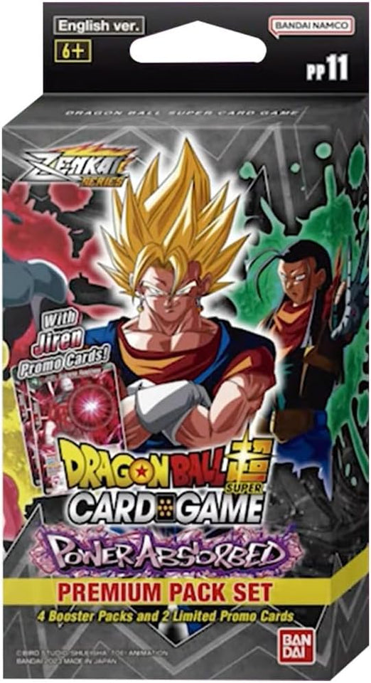 BANDAI NAMCO Entertainment Dragon Ball Super TCG: ZENKAI Series 03 Power Absorbed Premium Pack Set [PP11]