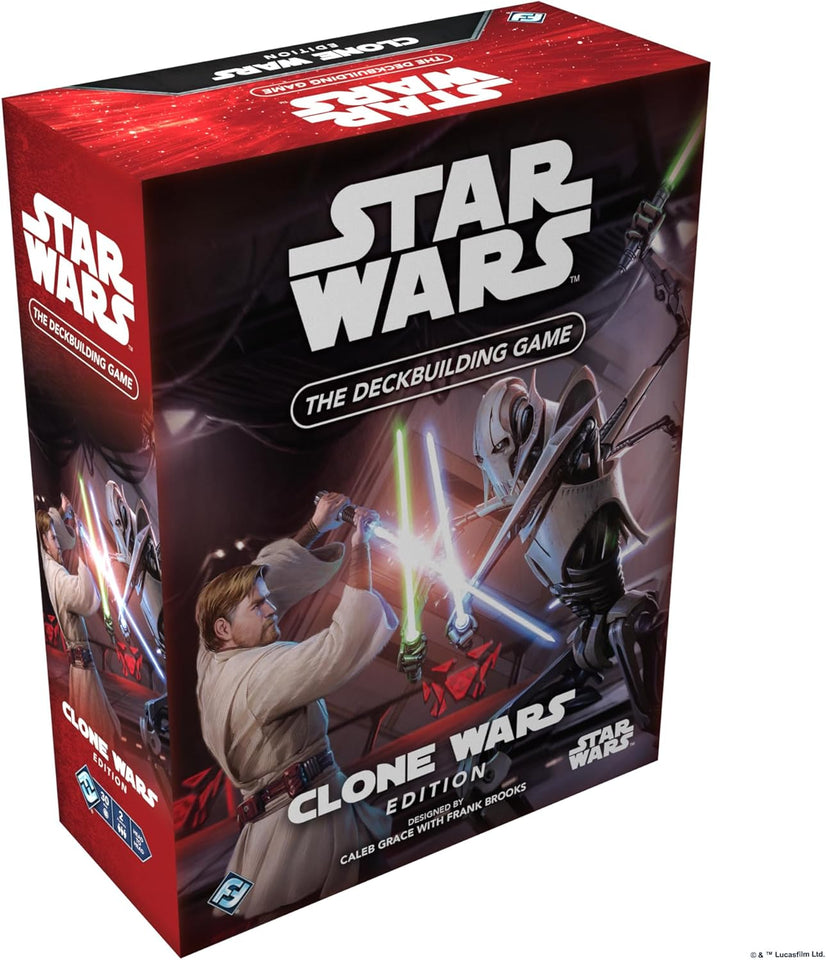 Asmodee Star Wars: The Deckbuilding Game: The Clone Wars Edition - Intense Galactic Battle, Strategy Game for Kids and Adults, Ages 12+, 2 Players, 30 Minute Playtime