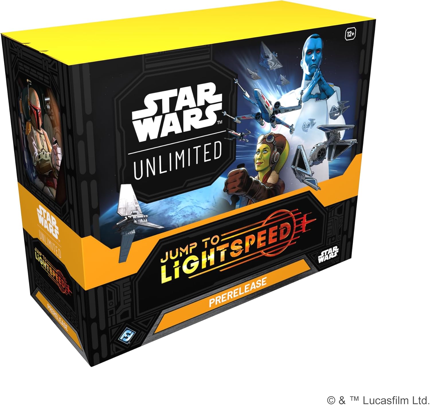 Asmodee Star Wars: Unlimited TCG Jump to Lightspeed PRERELEASE Box - Includes 6 Booster Packs, Ages 12+, 2+ Players, 20 Minute Playtime