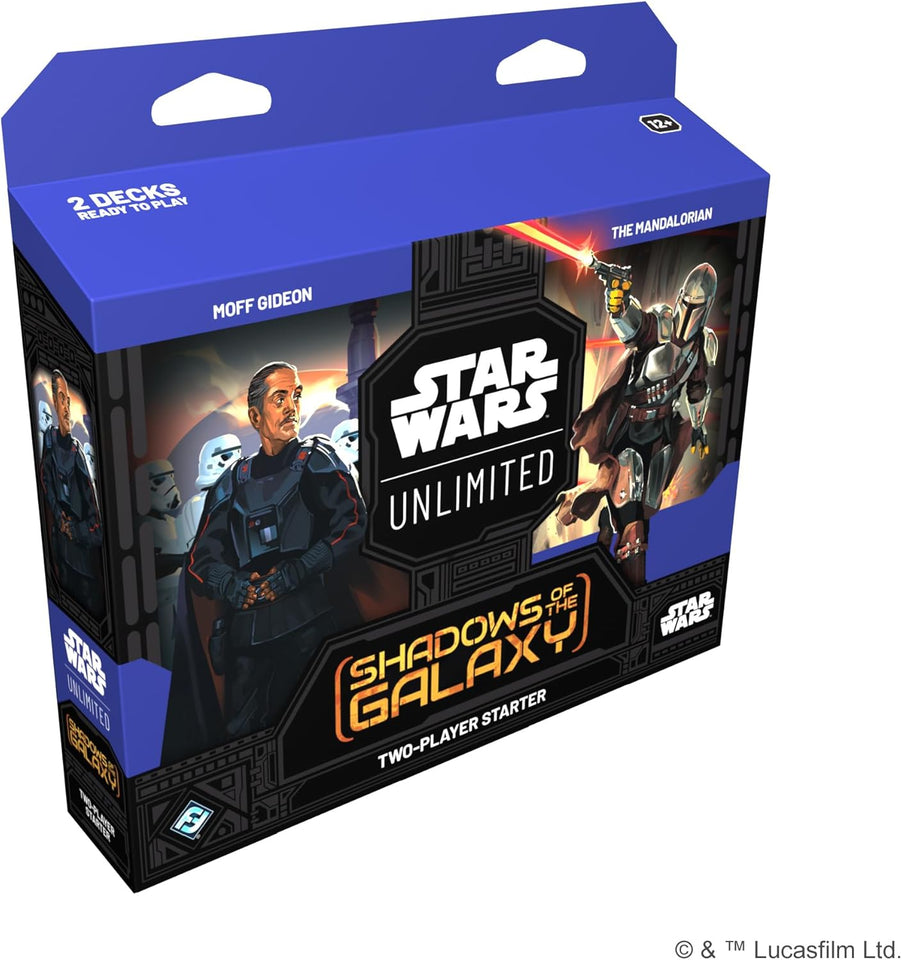 Asmodee Star Wars: Unlimited TCG Shadows of The Galaxy Starter Set - Master The Galaxy! Fast-Paced Trading Card Game for Kids and Adults, Ages 12+, 2 Players, 20 Minute Playtime