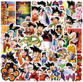 50pcs Anime Manga Dragon and Ball Stickers for Kids, Cool Waterproof Vinyl Decal for Teen Adult Boy Laptop, Travel Case, Phone, Bike, Water Bottle, Guitar, Computer, Skateboard (ball50)